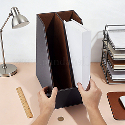 Portadocumenti in similpelle e legno a 2 scomparto&nbsp;AJEW-WH0817-170