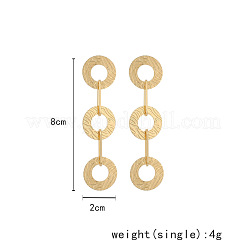 Eisen baumeln Ohrstecker&nbsp;WGF3190-01
