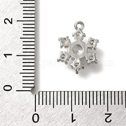 Стойки обшивки латунь микро проложить Циркон подвеску&nbsp;KK-M014-10A-P