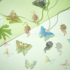 40 Stück 10 Stile Schmetterling Haarstab Zubehörse&nbsp;FIND-GA0005-30