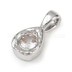 Подвески из латуни с прозрачным фианитом&nbsp;LS-KK-L238-24P