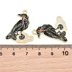Legierung mit Anhängern aus schwarzer Emaille&nbsp;AL-CBA2919-02G-05