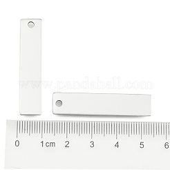 Устойчивые к потускнению 201 нержавеющая сталь прямоугольные штампованные пустые бирки подвески&nbsp;X-STAS-R064-15B