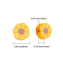 Полимерный глиняный шарик ручной работы&nbsp;CLAY-CJ0001-42