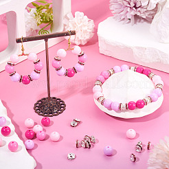 200шт 4 цвета непрозрачные акриловые бусины&nbsp;MACR-TA0002-53