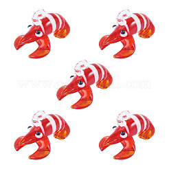 Colgantes de murano hechos a mano 5pcs&nbsp;LAMP-TA0002-75B