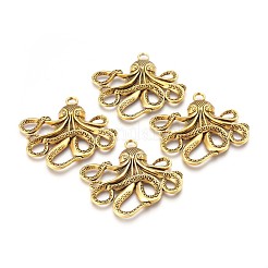 Gros pendentifs en alliage de style tibétain&nbsp;X-TIBEP-A15669-AG-RS