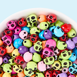 300 шт. Непрозрачные акриловые бусины&nbsp;MACR-SP0001-96