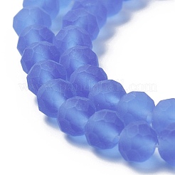 Chapelets de perles en verre transparente  &nbsp;LS-EGLA-A034-T2mm-MD14