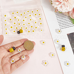 65шт 2 стиля ручной работы бусины лэмпворк&nbsp;LAMP-PA0001-09