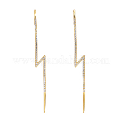 925 orecchini in argento sterling con gancio per crawler&nbsp;EJEW-AA00271-33A-G