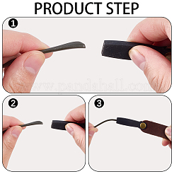 1 шнурок для очков из коровьей кожи&nbsp;AJEW-CN0005-80A