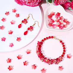 50 шт. стеклянные колпачки для бусин&nbsp;FIND-SC0020-20