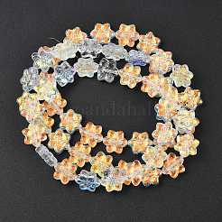 Стеклянные бусины с гальваническим покрытием &nbsp;EGLA-P069-02A-AB01