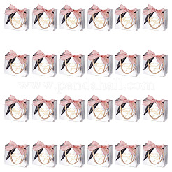 Складные бумажные подарочные пакеты с ручкой&nbsp;ABAG-WH0045-22