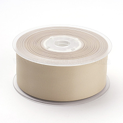 Doppeltes mattes Satinband, Polyester Satinband, Weizen, (1-1/2 Zoll)38 mm, 100yards / Rolle (91.44 m / Rolle)