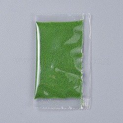 Dekoratives Moospulver, für Terrarien, DIY Epoxidharz Materialfüllung, lime green, Packsack: 99x58x7mm
