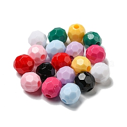 Opake Legierung Perlen, Runde, Mischfarbe, 10x9.5 mm, Bohrung: 3 mm, ca. 1000 Stk. / 500 g