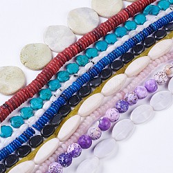 Natural Gemstone Beads Strands, Mixed Shapes(Random Shape), 4~60x4~57mm, Hole: 1~2mm, 14.5 inch~15.1 inch(37~38.5cm)