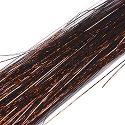 Laserfaser-Haarperücke, Haarverlängerungszubehör, für festliche Cosplay-Perückenpartys, Kokosnuss braun, 93 cm