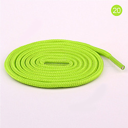 Polyester Cord Shoelace, Green Yellow, 4mm, 1m/strand