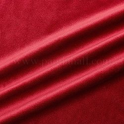 Benecreat roter weicher Samtstoff 150x100cm weicher Plüsch-Polsterstoff für Wohnkultur, Vorhänge, Polster, kleiden kleidung zubehör, 0.7 mm dick
