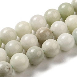 Fili di perline giada naturale, tondo, 10~10.5mm, Foro: 1.2 mm, circa 37pcs/filo, 15.16'' (38.5 cm)