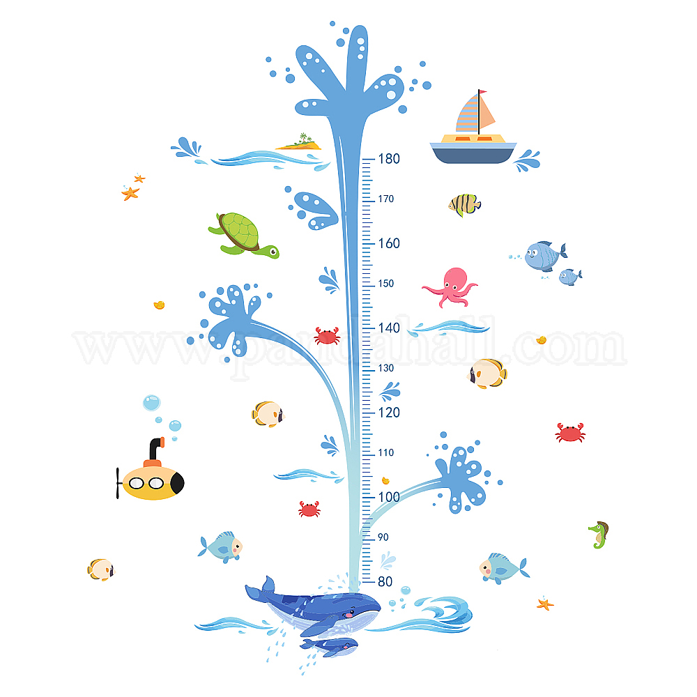 Wholesale PVC Height Growth Chart Wall Sticker