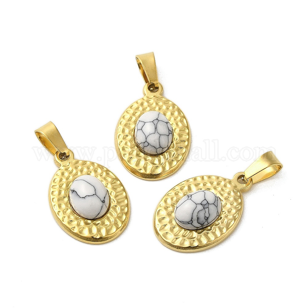 Wholesale Natural Howlite Pendants - Pandahall.com