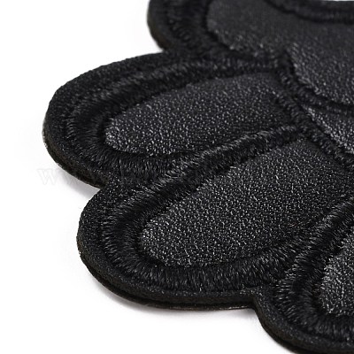 Wholesale Computerized Embroidery Imitation Leather Self Adhesive