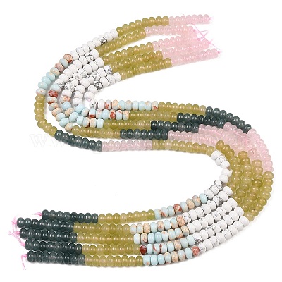 Нити из бусин из натурального кварцевого кристалла&nbsp;G-Z135-C11-1