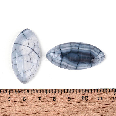 Крашеные агата кабошоны естественный хрустят&nbsp;G-T144-78B-1