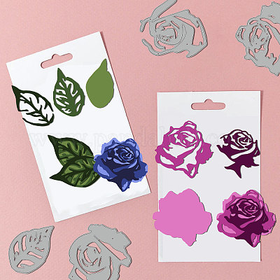 Flower Rose Metal Cutting Dies Floral Stencils for DIY Scrapbook