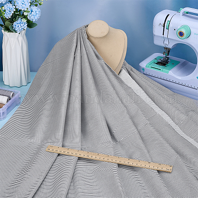 Полосатые хлопчатобумажные ткани&nbsp;DIY-FG0008-69B-1