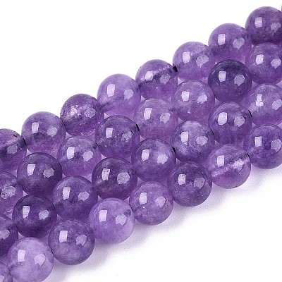 Природного кварца нитей бисера&nbsp;G-T144-6mm-10D-1