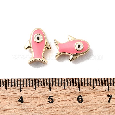 Латунь эмаль бисера&nbsp;KK-A277-01G-03-1