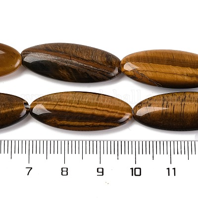Природных тигровый глаз бисер нитей G-B078-E11-01-1