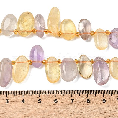 Природные Аметрин бисер нитей&nbsp;G-P604-A01-01-1