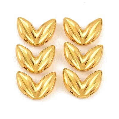 Сплавочные бусины&nbsp;FIND-H063-02B-G-1