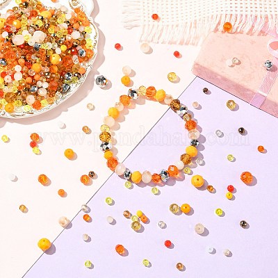 1000шт стеклянные бусины&nbsp;GLAA-CJC0001-24C-1