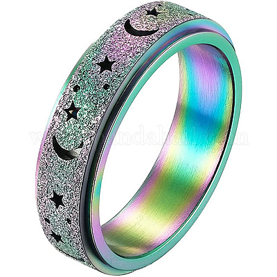 Als reactie op de Altijd Machu Picchu Wholesale Stainless Steel Moon and Star Rotatable Finger Ring -  Pandahall.com