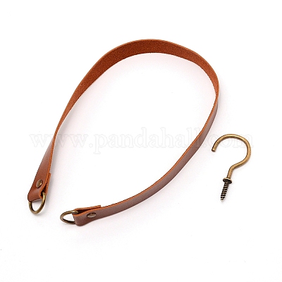 6 Attaches De Rideaux En Cuir PU Sans Perçage – Style Minimaliste, Marron, Pour Salon, Bureau Ou Hôtel