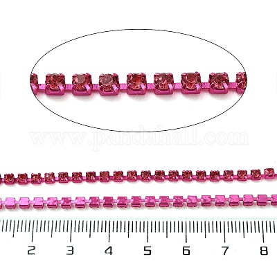 Catene della tazza del rhinestone di ferro&nbsp;CH-A008-01G-1
