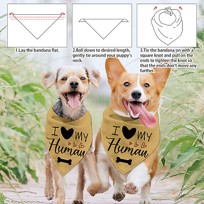 Хлопковый собачий платок AJEW-WH0503-084-1