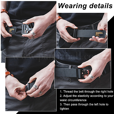 Wholesale CHGCRAFT 2Pcs 2.5in Tactical Belt Buckle Dual Adjustable