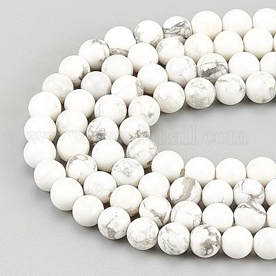 4 Strang natürliche Howlithperlen&nbsp;TURQ-OC0001-02A-1