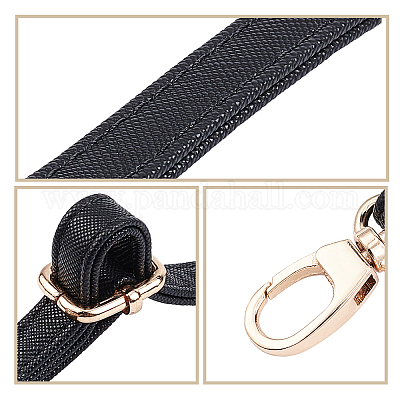  PH PandaHall 34” Handbag Replacement Strap Black Purses Straps  0.4” Wide Adjustable Leather Replacement Strap Shoulder Bag Strap with  Golden Swivel Lobster Buckles for Handbag Shoulder Crossbody Bags : Arts,  Crafts