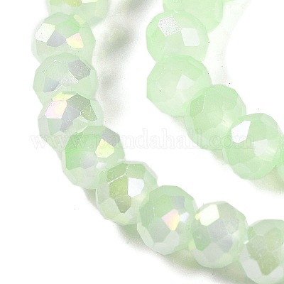 Запекание гальванических нитей стеклянных бусин DGLA-A039-J6MM-B17-1