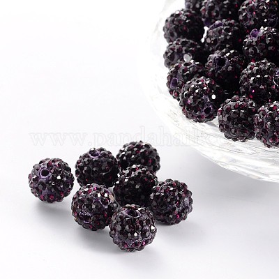 Pave disco бусины&nbsp;RB-A130-10mm-12-1