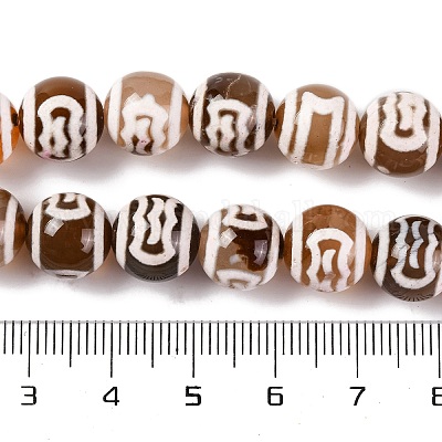 Perles de style tibétain&nbsp;G-U006-06B-01-1